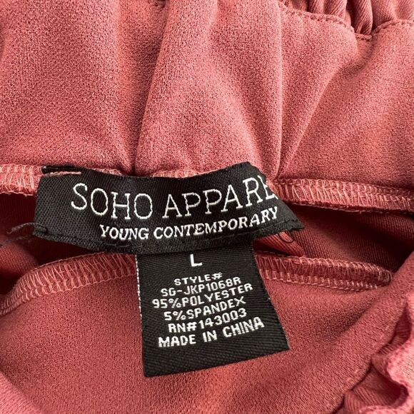 Soho Apparel Young Contemporary Dress Pants L - Picture 3 of 4